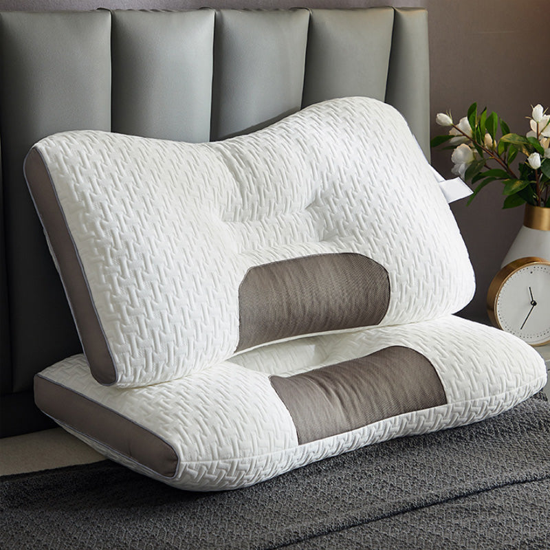 BowLift | LuxiRest Antibacterial Massage Cushion | Ergonomic Neck Support for Revitalizing Sleep and Relaxation