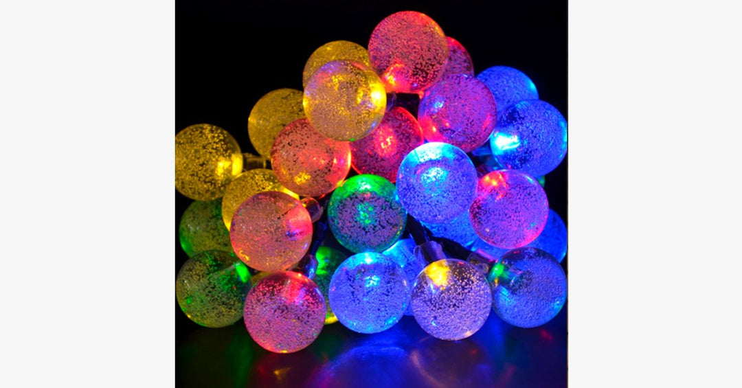 BowLift | Solar-powered LED crystal ball lights - Stylishly decorate!