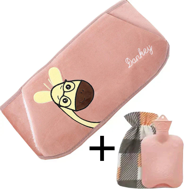 BowLift | WarmCush – Reusable Plush Hot Water Bottle with Hip Cushion