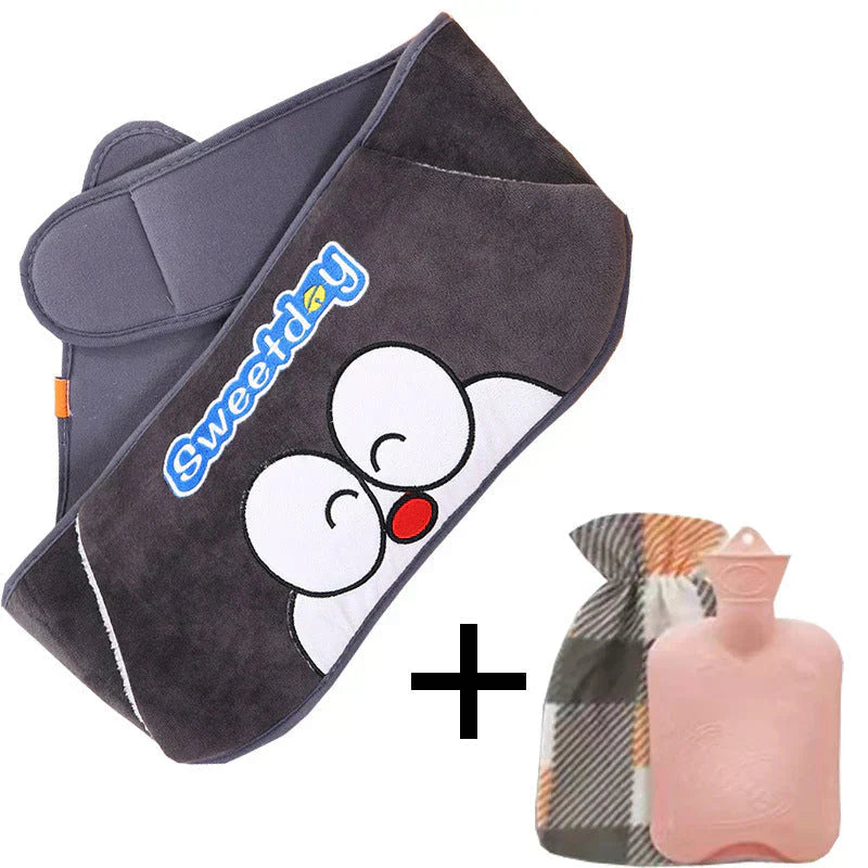 BowLift | WarmCush – Reusable Plush Hot Water Bottle with Hip Cushion