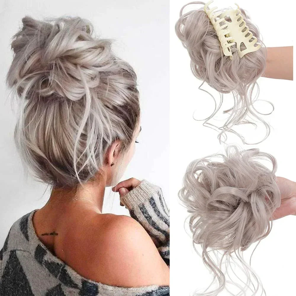 BowLift | Curly Hair Bun – Clip-in Hair Piece with Volume and Natural Look