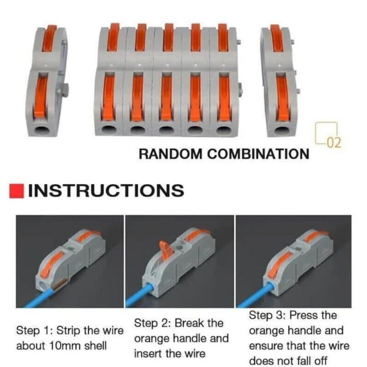 BowLift | Push-type quick connection terminal, wire splitting