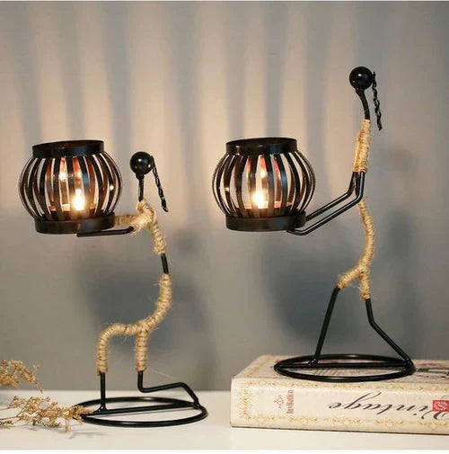 Retro Elegant Candle Holder for Interior Bowlift