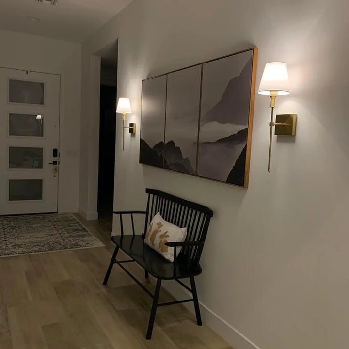 BowLift | Rechargeable Wireless Wall Light Set (2 Pack) - Battery-Powered Indoor & Outdoor Lighting for Home, Patio, and Garden