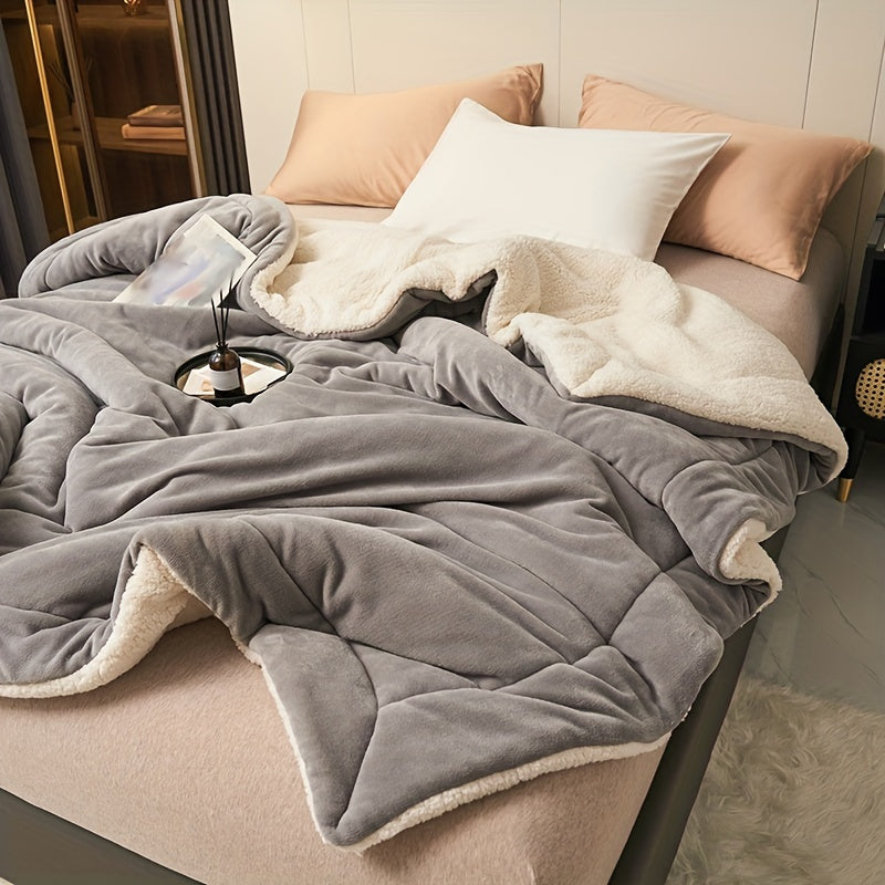 CozyWarm - Luxury Milk Fleece Blanket Double Layer Bowlift