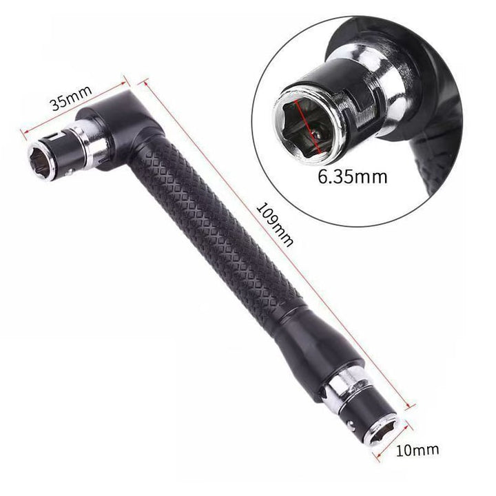 Drill machine angle attachment with accessory set | Bowlift