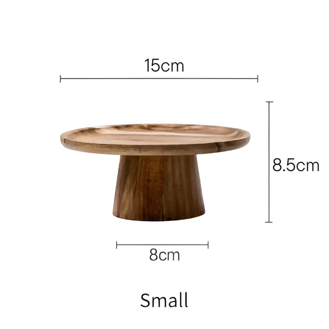 BowLift | High Stand Wooden Cake Plate