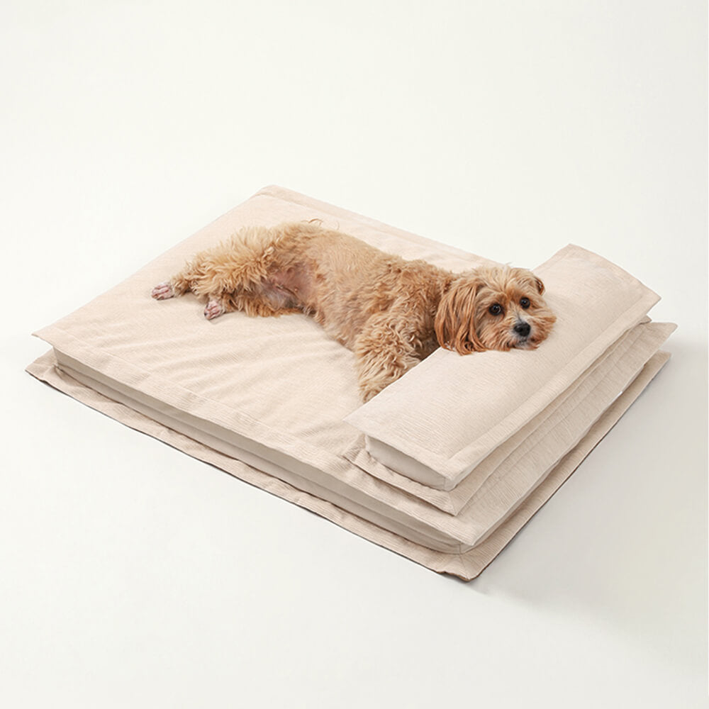 Calming Dog Bed - CozyCalm Deep Sleep Bowlift