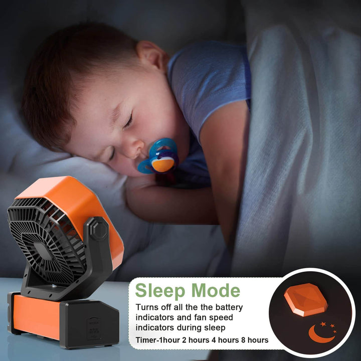 3 In 1 Cordless Camping Fan | Bowlift