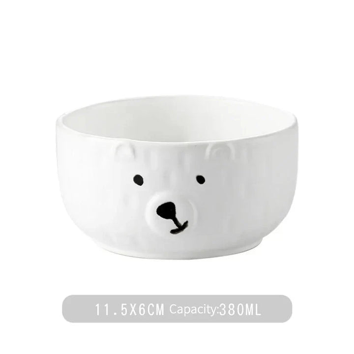 BowLift | Cute Polar Bear Dinnerware Set of Ceramics - PolarJoy