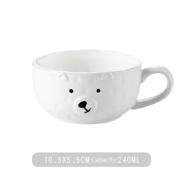 BowLift | Cute Polar Bear Dinnerware Set of Ceramics - PolarJoy