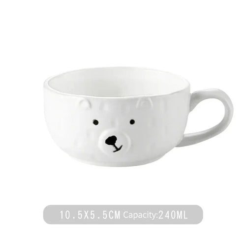 BowLift | Cute Polar Bear Dinnerware Set of Ceramics - PolarJoy
