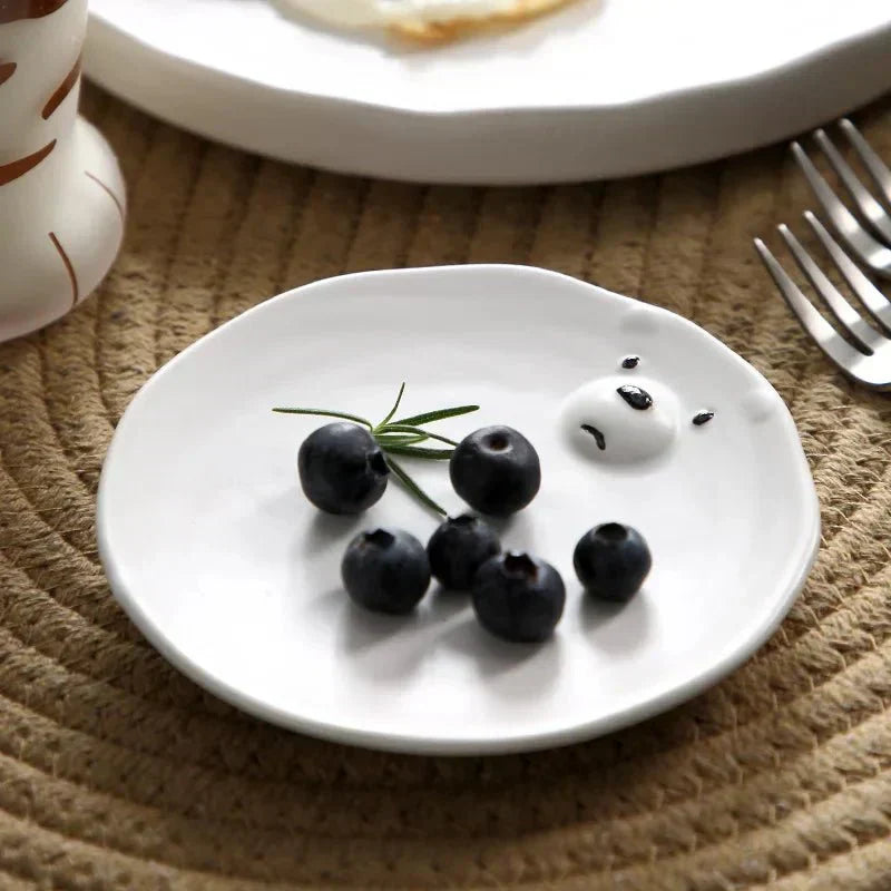 BowLift | Cute ceramic Polar bear dinner set – PolarJoy
