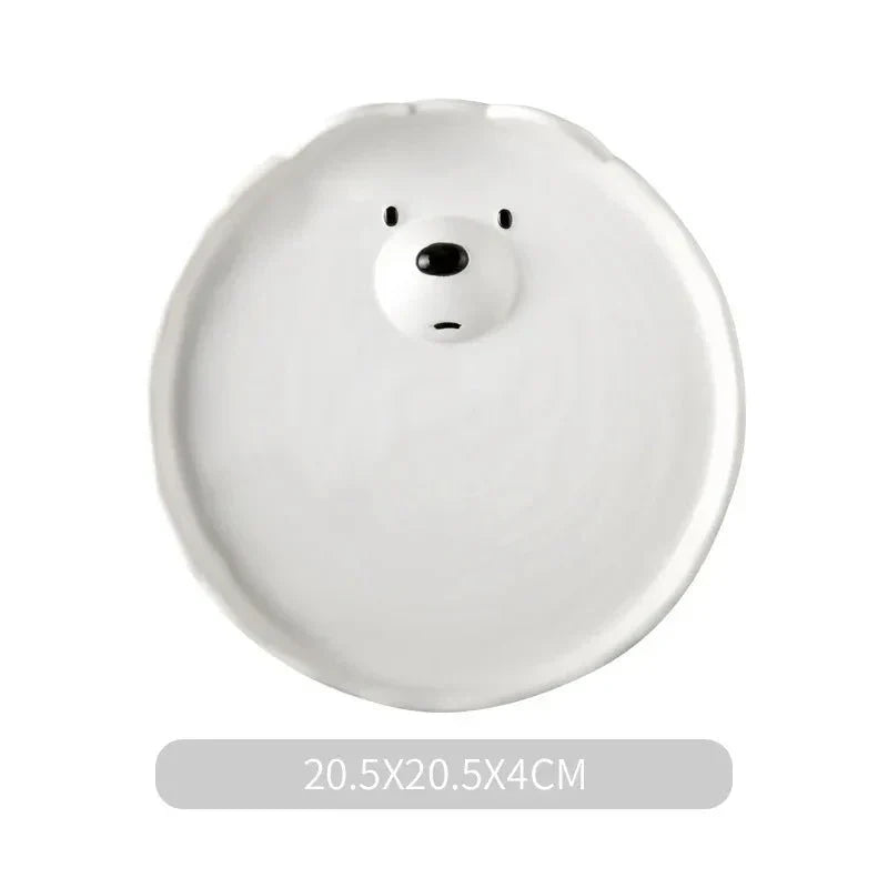 BowLift | Cute Polar Bear Dinnerware Set of Ceramics - PolarJoy