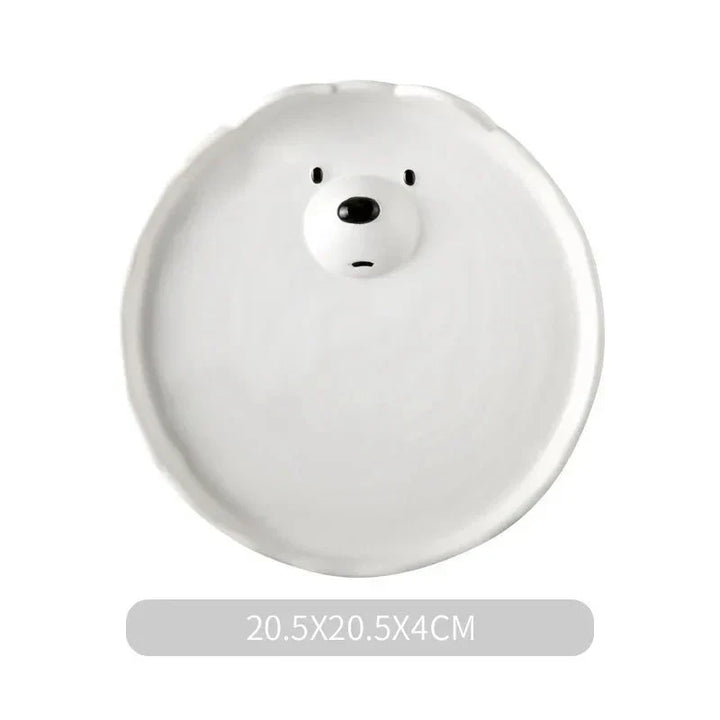 BowLift | Cute Polar Bear Dinnerware Set of Ceramics - PolarJoy