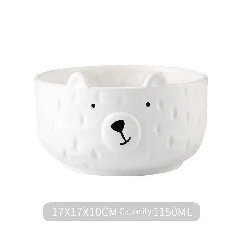 BowLift | Cute Polar Bear Dinnerware Set of Ceramics - PolarJoy