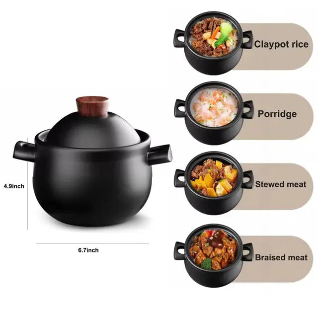 Casserole Stew Pot Ceramic Cookware Soup Cooking Pot Kitchen Crock Pot | Bowlift