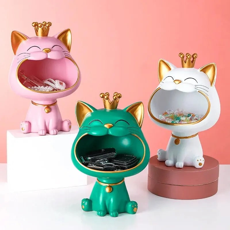 BowLift | Lucky Cat Figurine Storage Jar