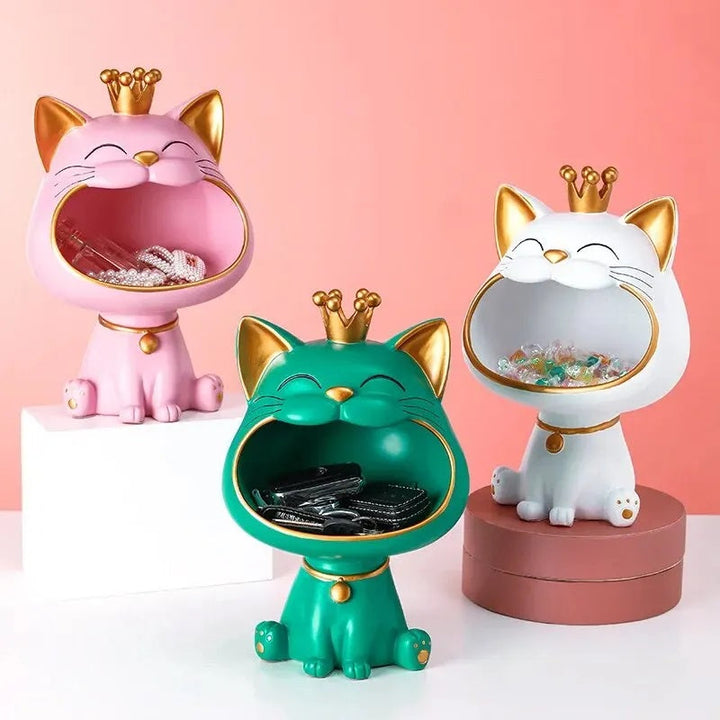 BowLift | Lucky Cat Figurine Storage Jar