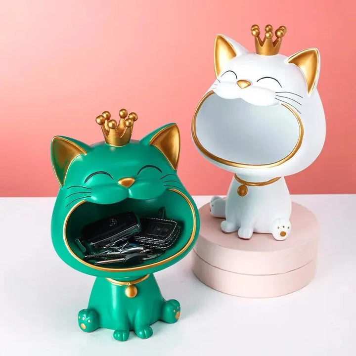 BowLift | Lucky Cat Figurine Storage Jar