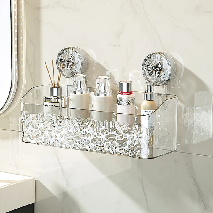 Practical wall shelf | Drill-free storage in the bathroom | Bowlift