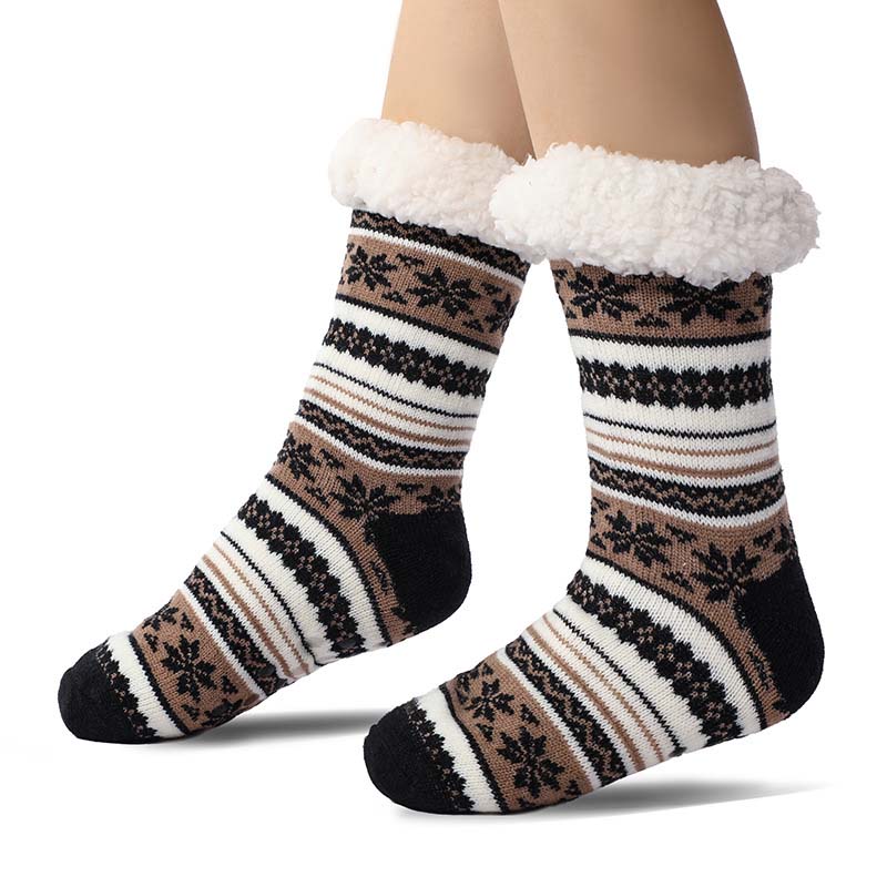 BowLift | Snowflake Ultra-thick  Slipper Home Socks