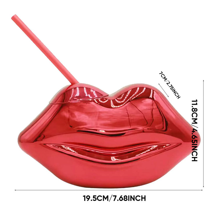 Red Lip Water Cup Romantic Bar Party Gift | Bowlift