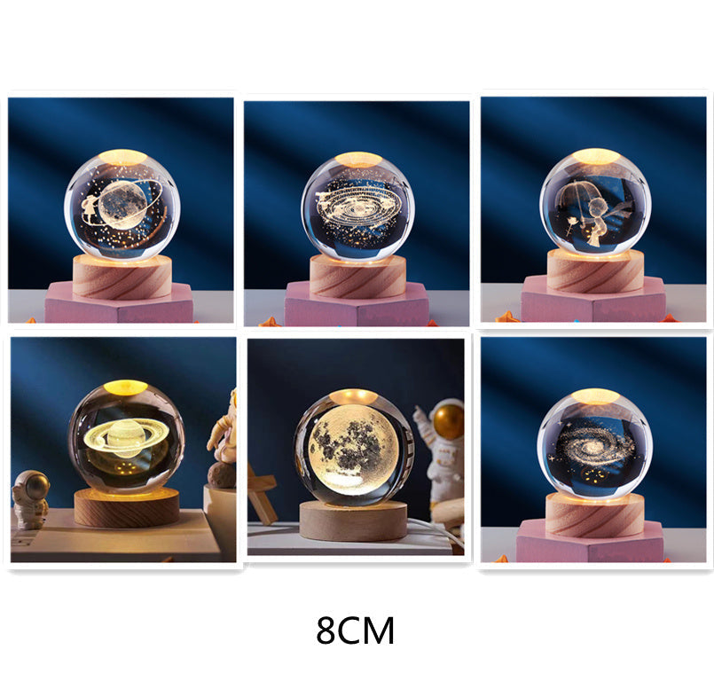 3D Crystal Ball Night Lamp Bowlift