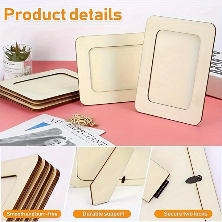 CreativeFrame – Set of 10 DIY Photo Frames Wood Bowlift