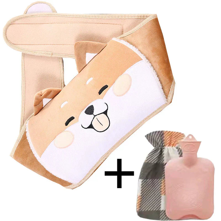 BowLift | WarmCush – Reusable Plush Hot Water Bottle with Hip Cushion