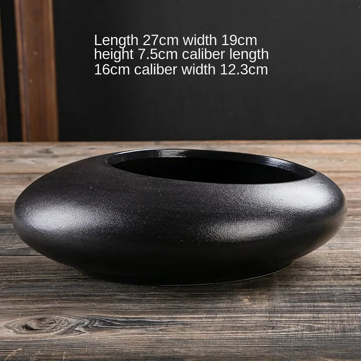 BowLift | Large-caliber Ceramic Flowerpot for Office and Balcony