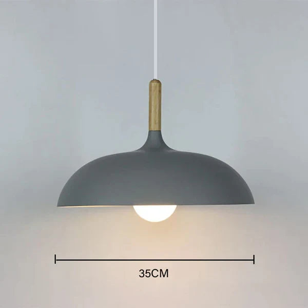 BowLift | Ceiling Light in Scandinavian Oak - ScandiLuxe