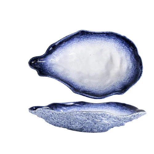 Ceramic Oyster Creative Plate Sushi Sashimi Cold Dish Tableware Plate | Bowlift