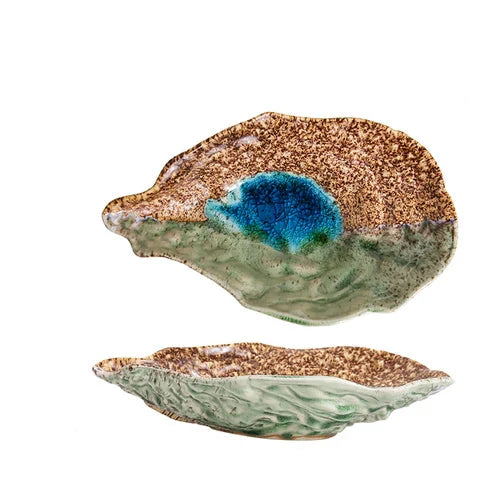 Ceramic Oyster Creative Plate Sushi Sashimi Cold Dish Tableware Plate | Bowlift