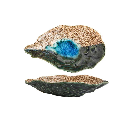 Ceramic Oyster Creative Plate Sushi Sashimi Cold Dish Tableware Plate | Bowlift