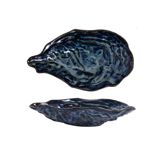 Ceramic Oyster Creative Plate Sushi Sashimi Cold Dish Tableware Plate | Bowlift