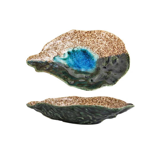 Ceramic Oyster Creative Plate Sushi Sashimi Cold Dish Tableware Plate | Bowlift
