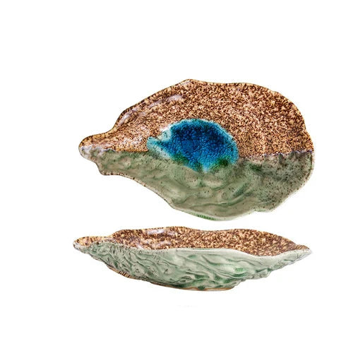 Ceramic Oyster Creative Plate Sushi Sashimi Cold Dish Tableware Plate | Bowlift