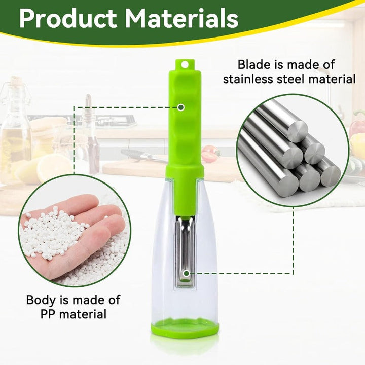 Vegetable Peeler with Container Bowlift
