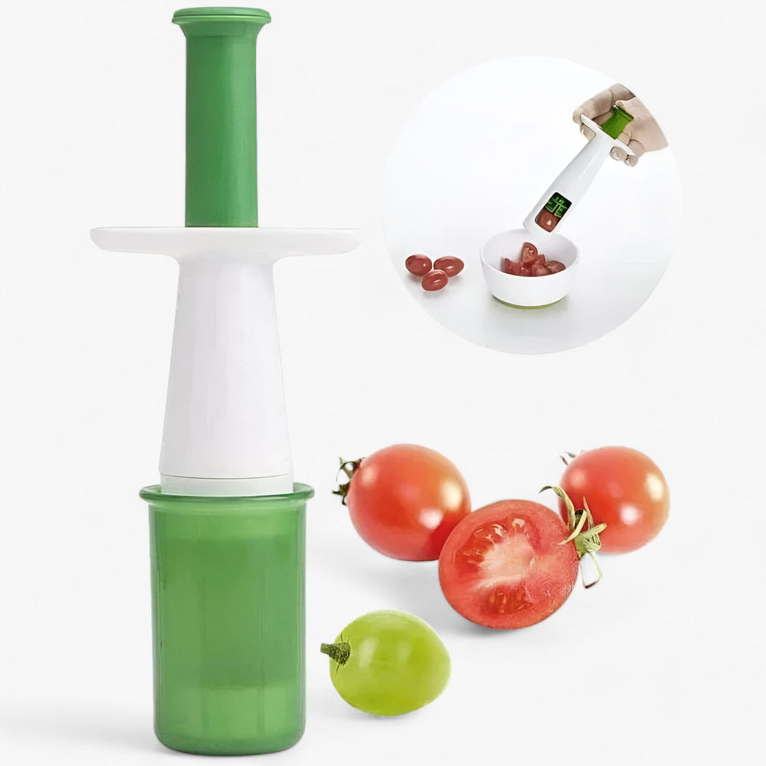BowLift | CherryMate Tomato Slicer – Effortless Fruit Preparation