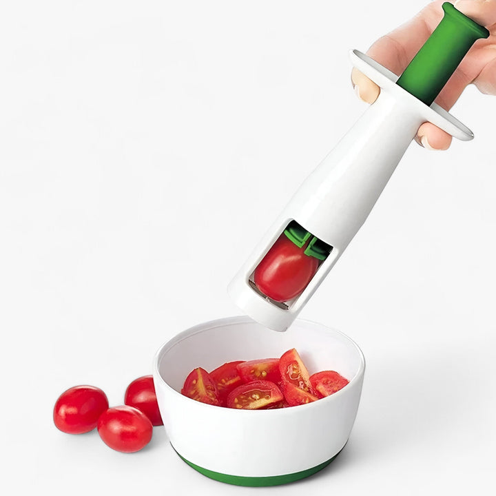 BowLift | CherryMate Tomato Slicer – Effortless Fruit Preparation