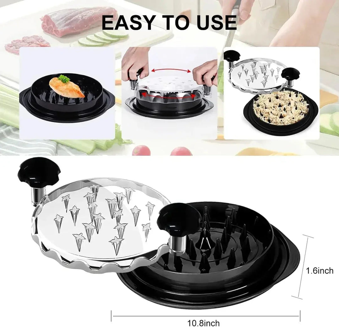 Chicken Shredder Tool Meat Mincing Grinder Machine with Lid | Bowlift