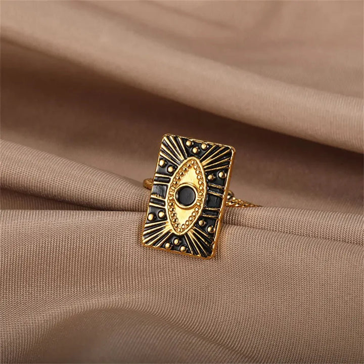BowLift | Classy Evil Eye Heart & Rectangle Rings