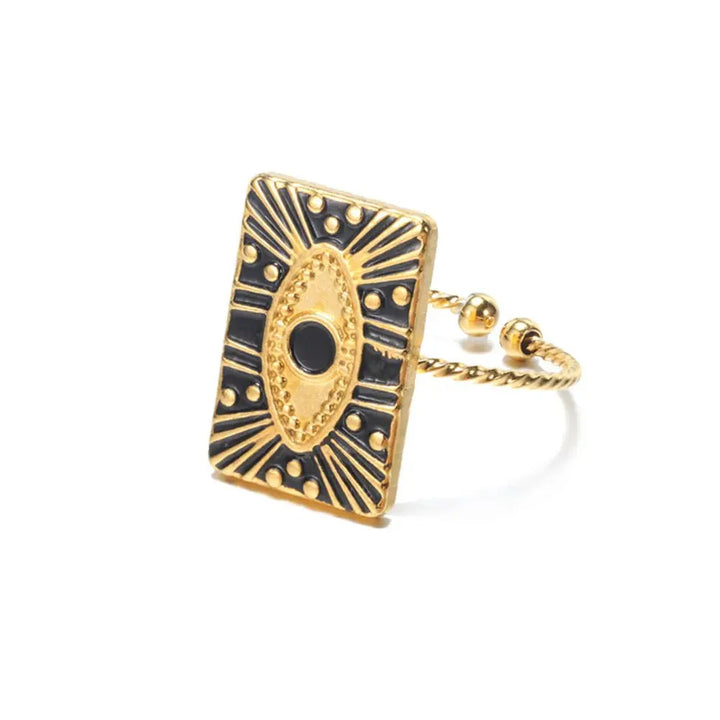 BowLift | Classy Evil Eye Heart & Rectangle Rings