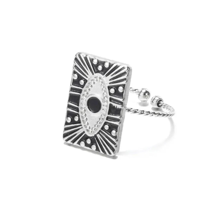 BowLift | Classy Evil Eye Heart & Rectangle Rings