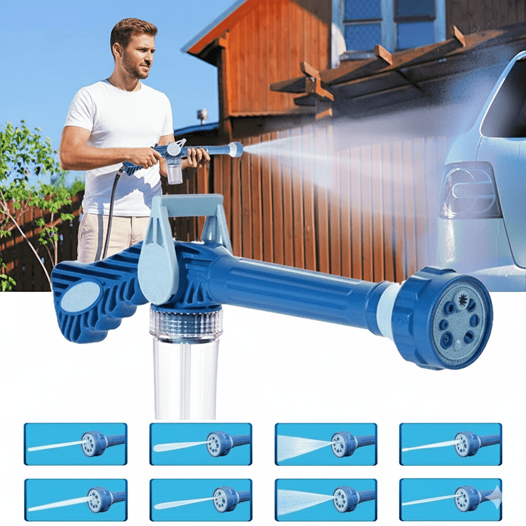 BowLift | CLEANSTREAM – High-Pressure Water Gun with Soap Dispenser