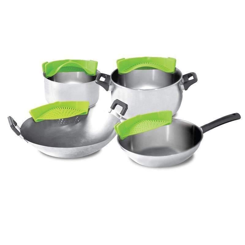 BowLift | Kitchen Pan Strainer Clip-on Silicone Pasta