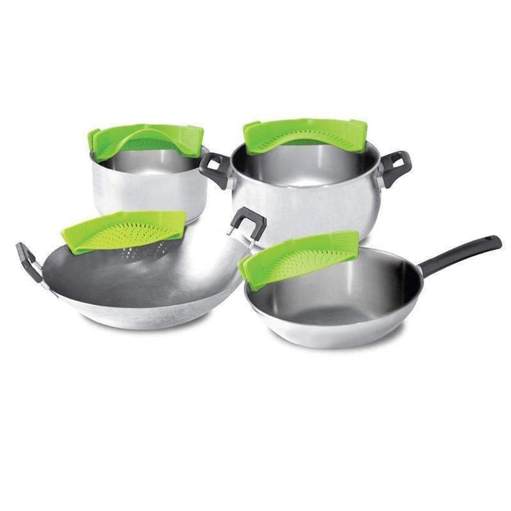 BowLift | Kitchen Pan Strainer Clip-on Silicone Pasta