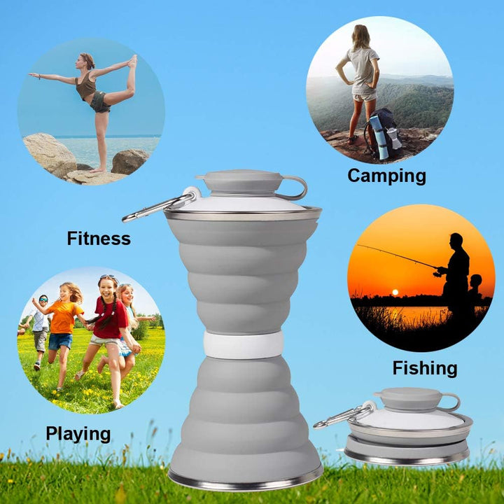 BowLift | Collapsible Water Bottle with Carabiner