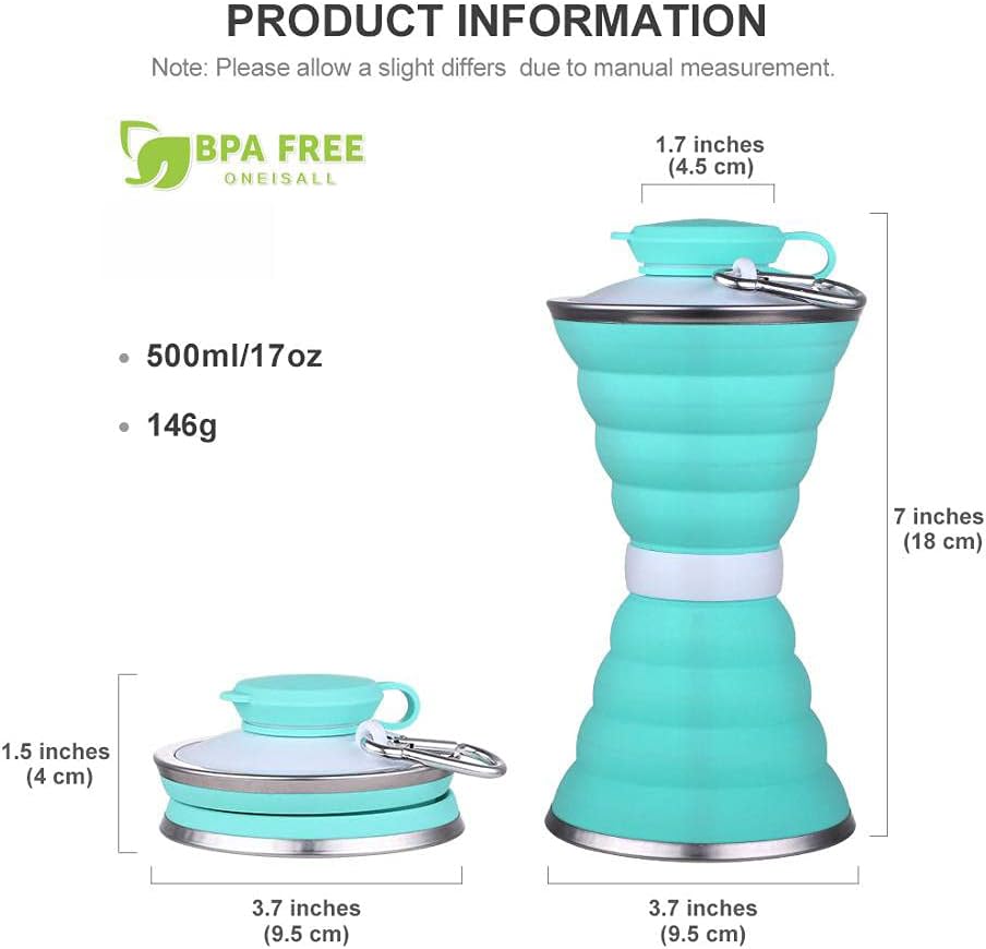 BowLift | Collapsible Water Bottle with Carabiner